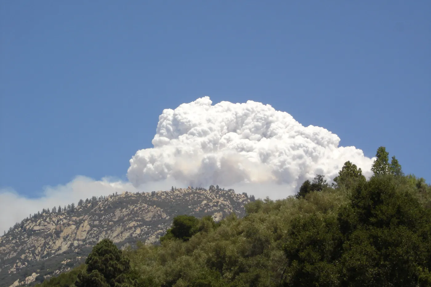 Smoke from the Zaca Fire