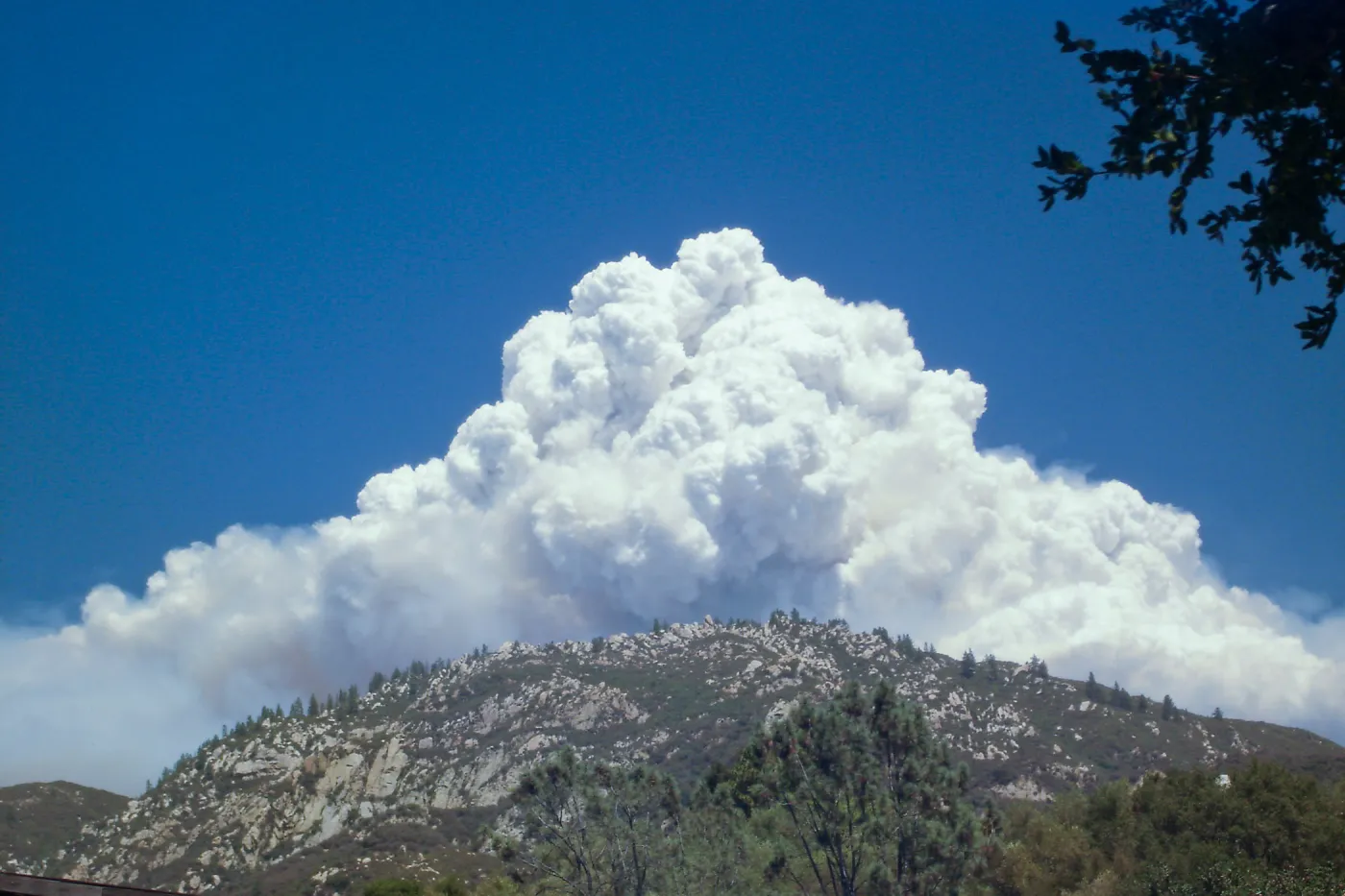 Smoke from the Zaca Fire