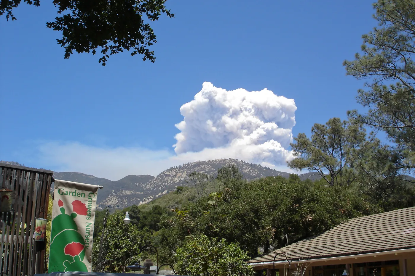 Smoke from the Zaca Fire
