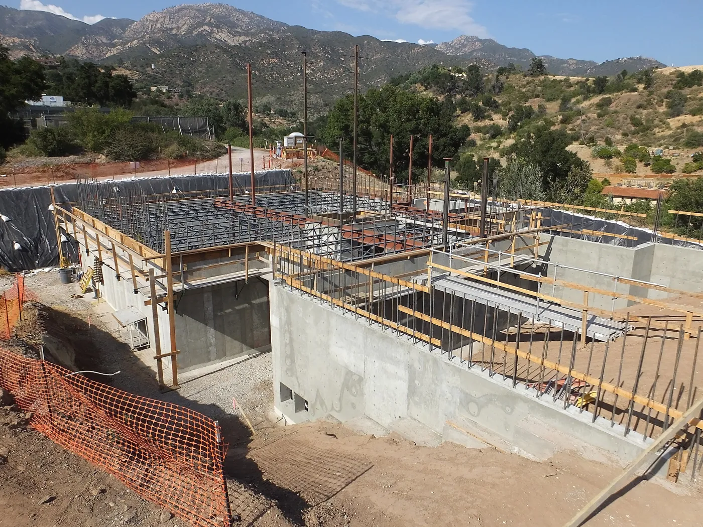Pritzlaff Conservation Center Construction, Exterior looking northeast