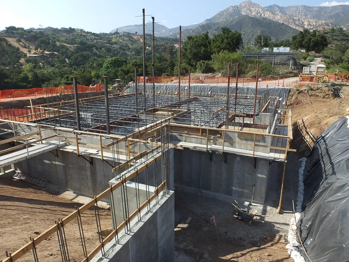 Pritzlaff Conservation Center Construction, Exterior looking northwest