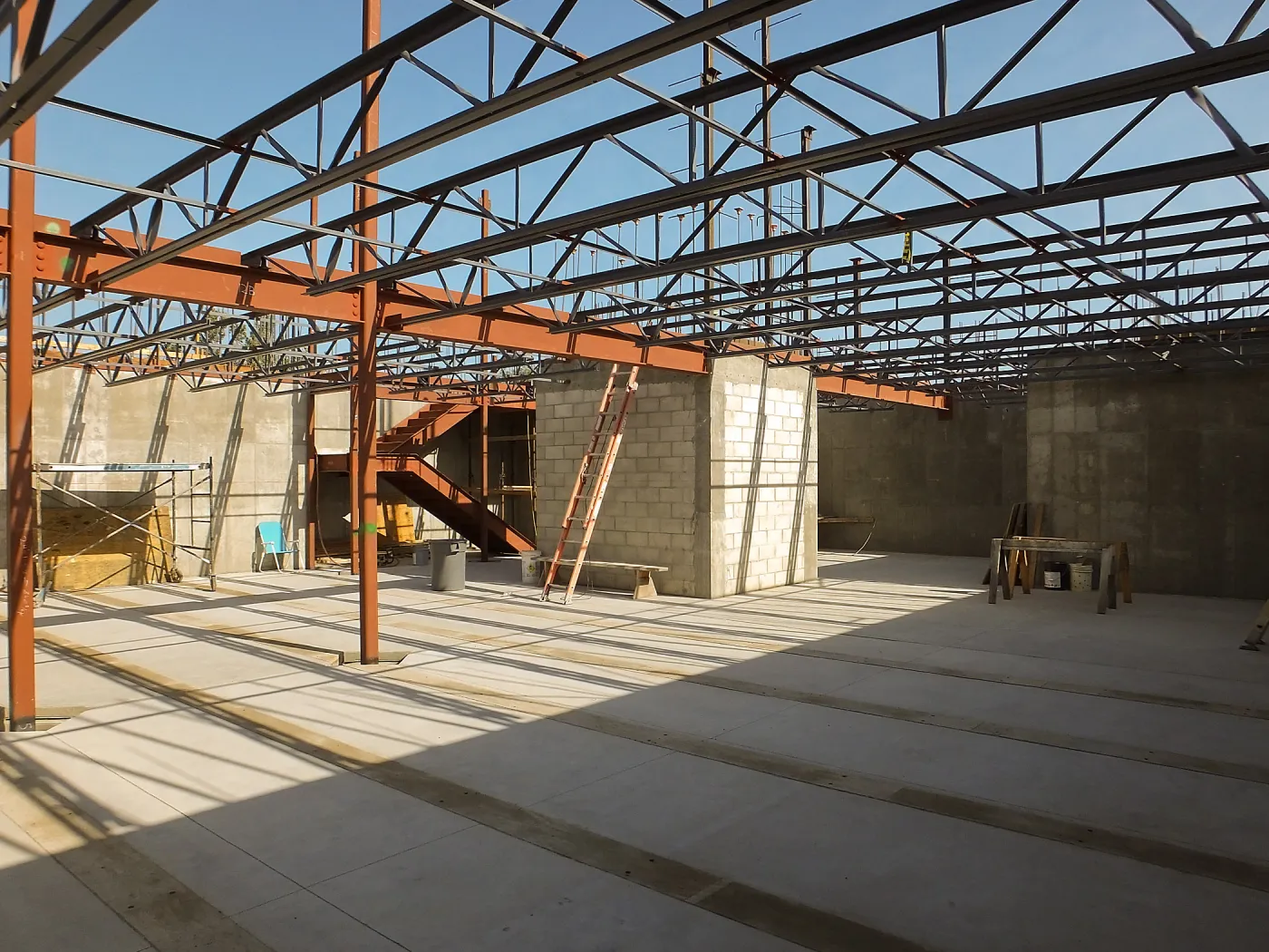 Pritzlaff Conservation Center Construction, looking southeast across Herbarium area