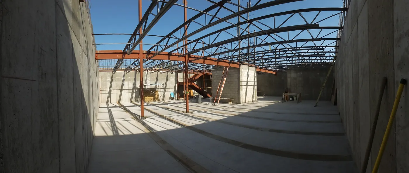 Pritzlaff Conservation Center Construction, looking southeast across Herbarium area