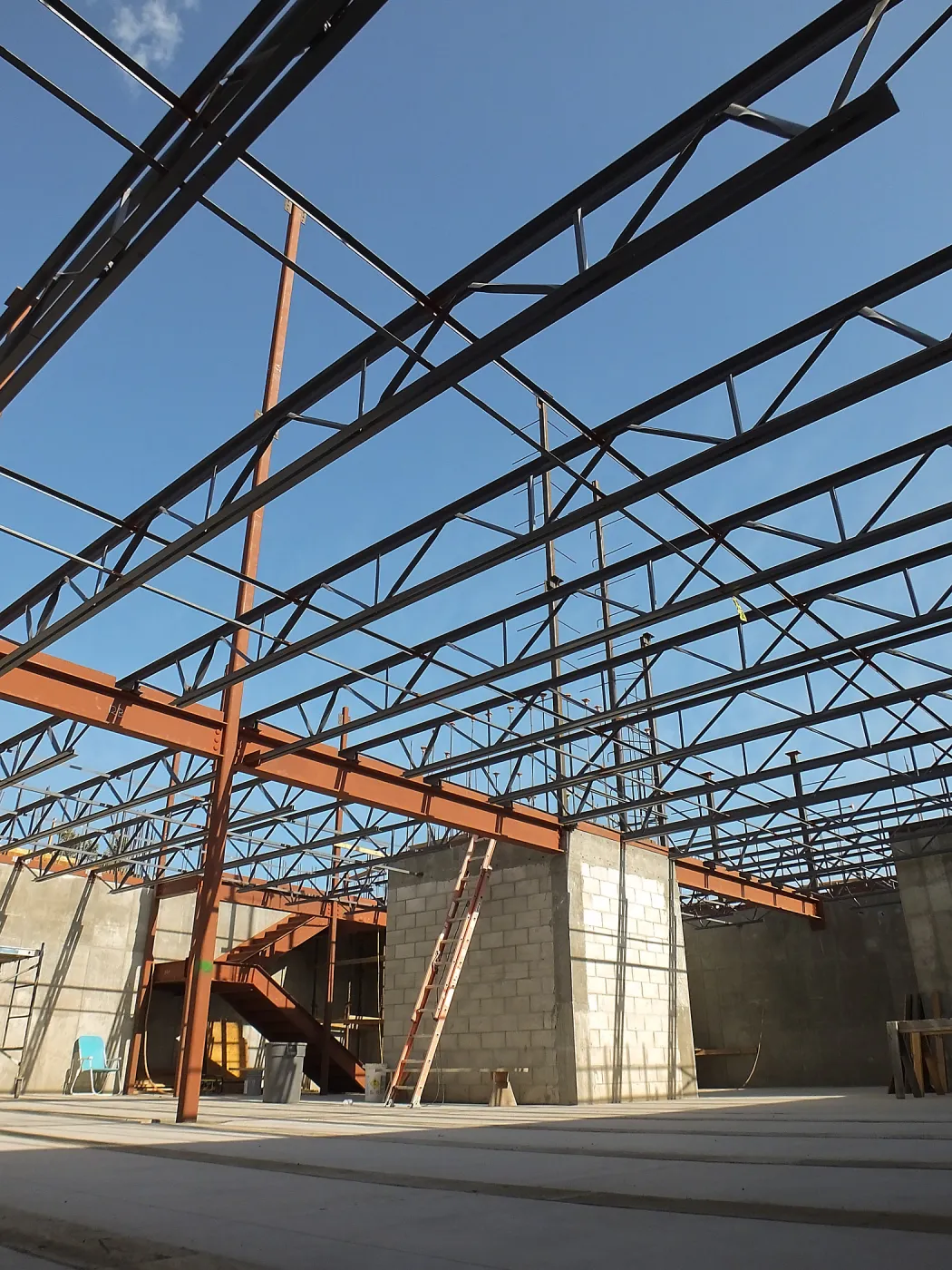 Pritzlaff Conservation Center Construction, looking southeast across Herbarium area