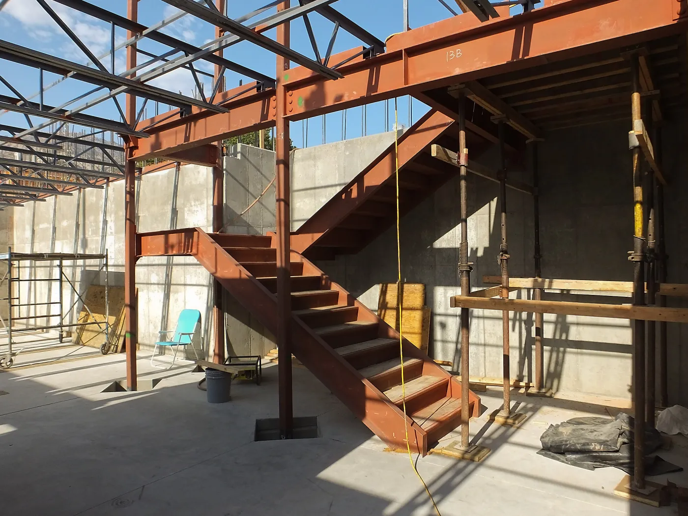 Pritzlaff Conservation Center Construction, Herbarium stairs