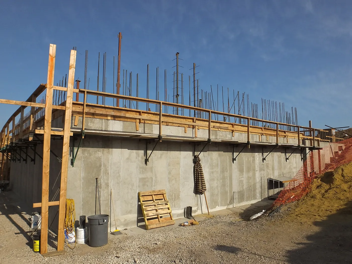 Pritzlaff Conservation Center Construction, Exterior looking southeast