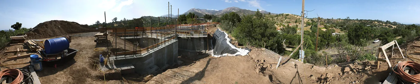 Pritzlaff Conservation Center Construction, Exterior looking northwest