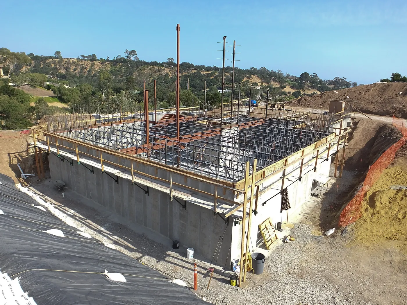 Pritzlaff Conservation Center Construction, Exterior looking southeast