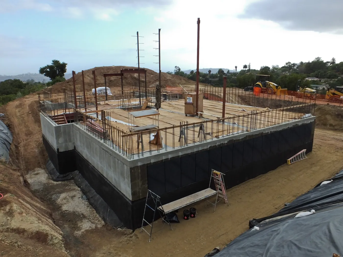 Pritzlaff Conservation Center Construction, exterior looking southwest