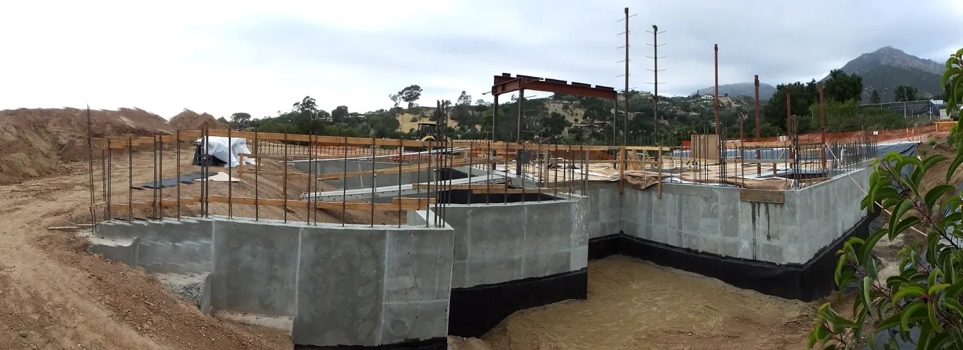 Pritzlaff Conservation Center Construction, Exterior looking northwest