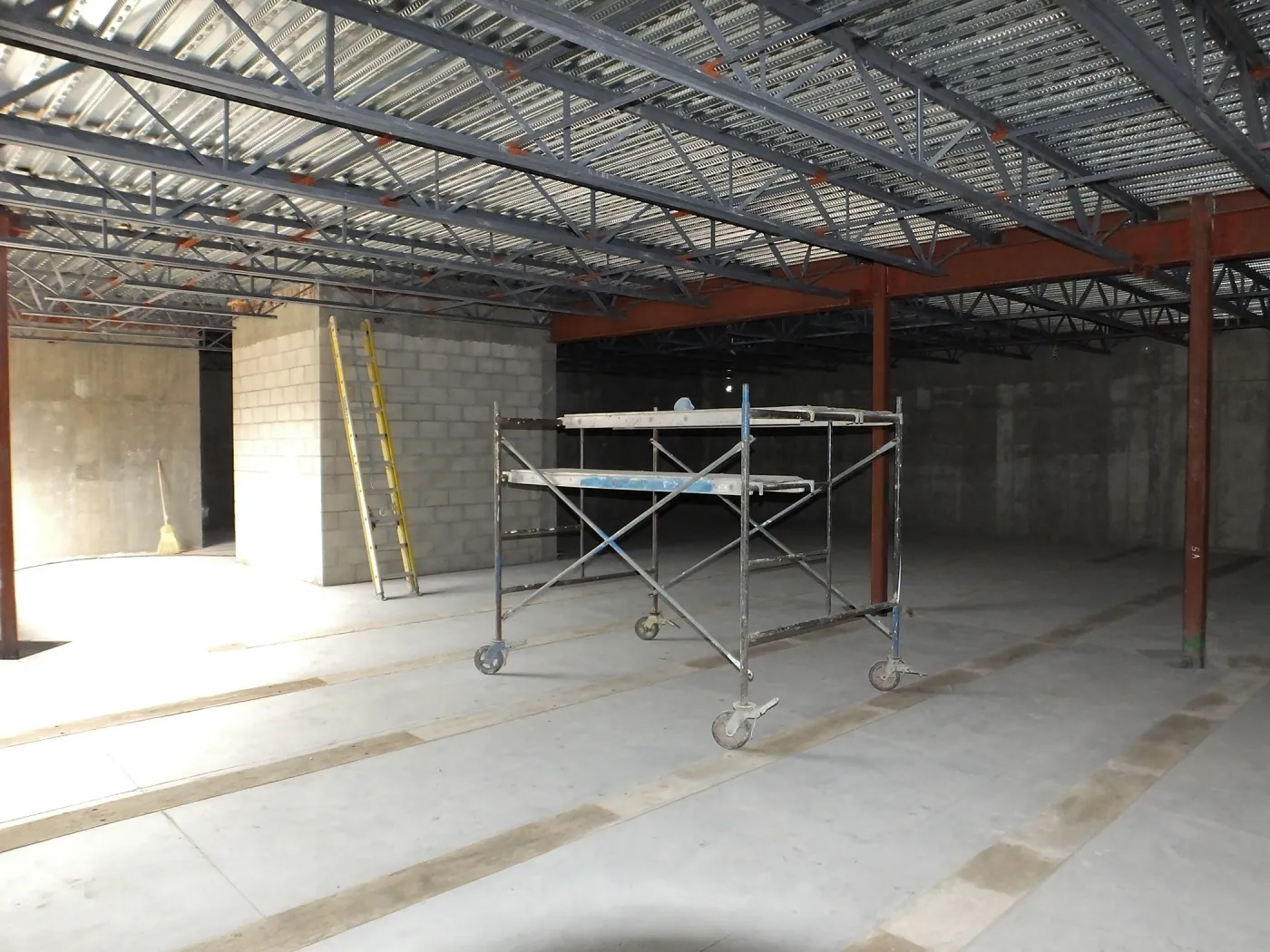 Pritzlaff Conservation Center Construction, looking southwest across Herbarium area