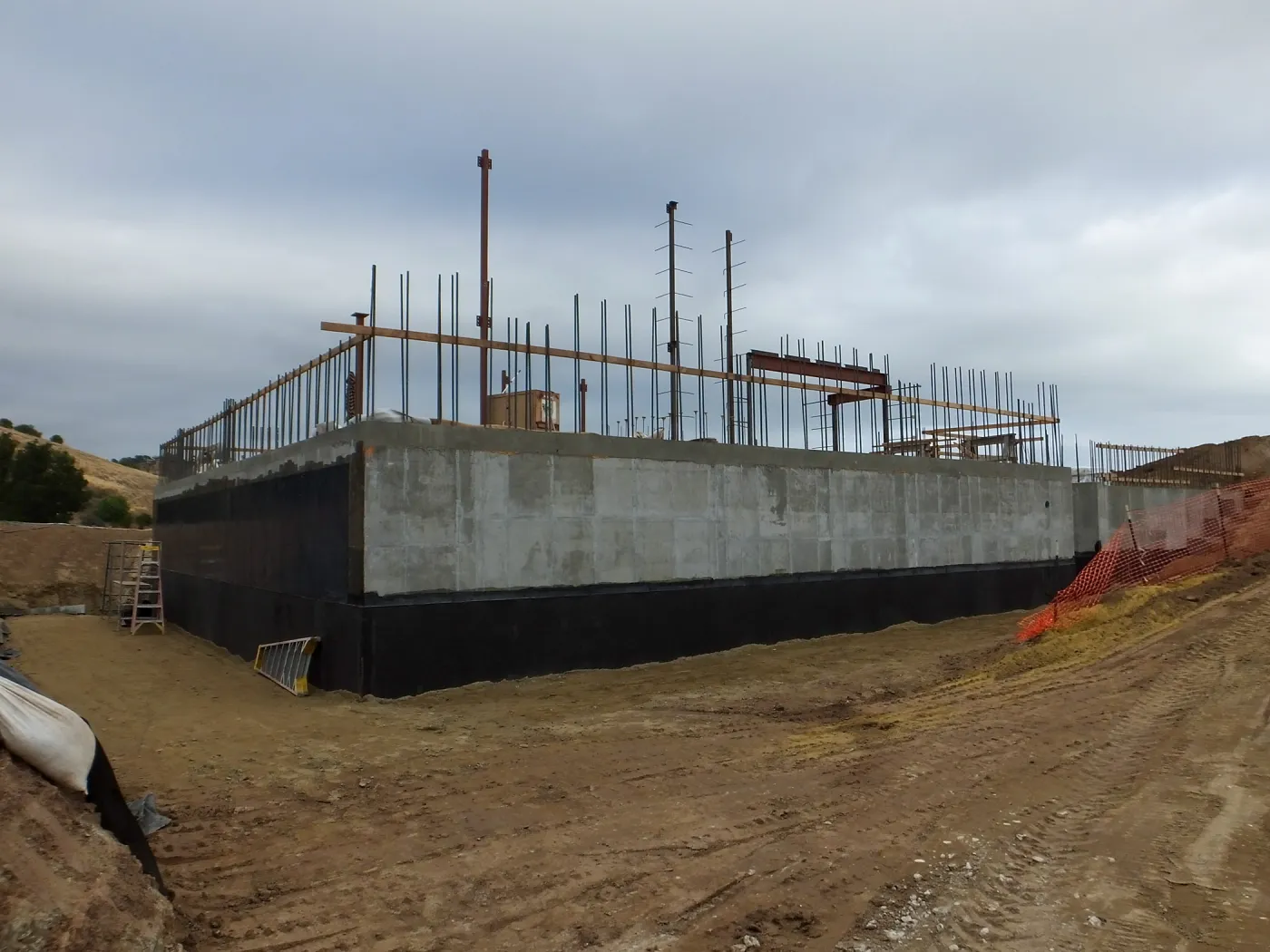 Pritzlaff Conservation Center Construction, Exterior looking southeast