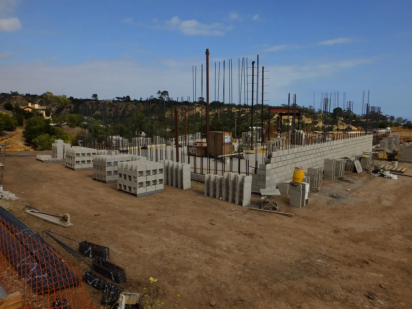 Pritzlaff Conservation Center Construction, Exterior looking southeast