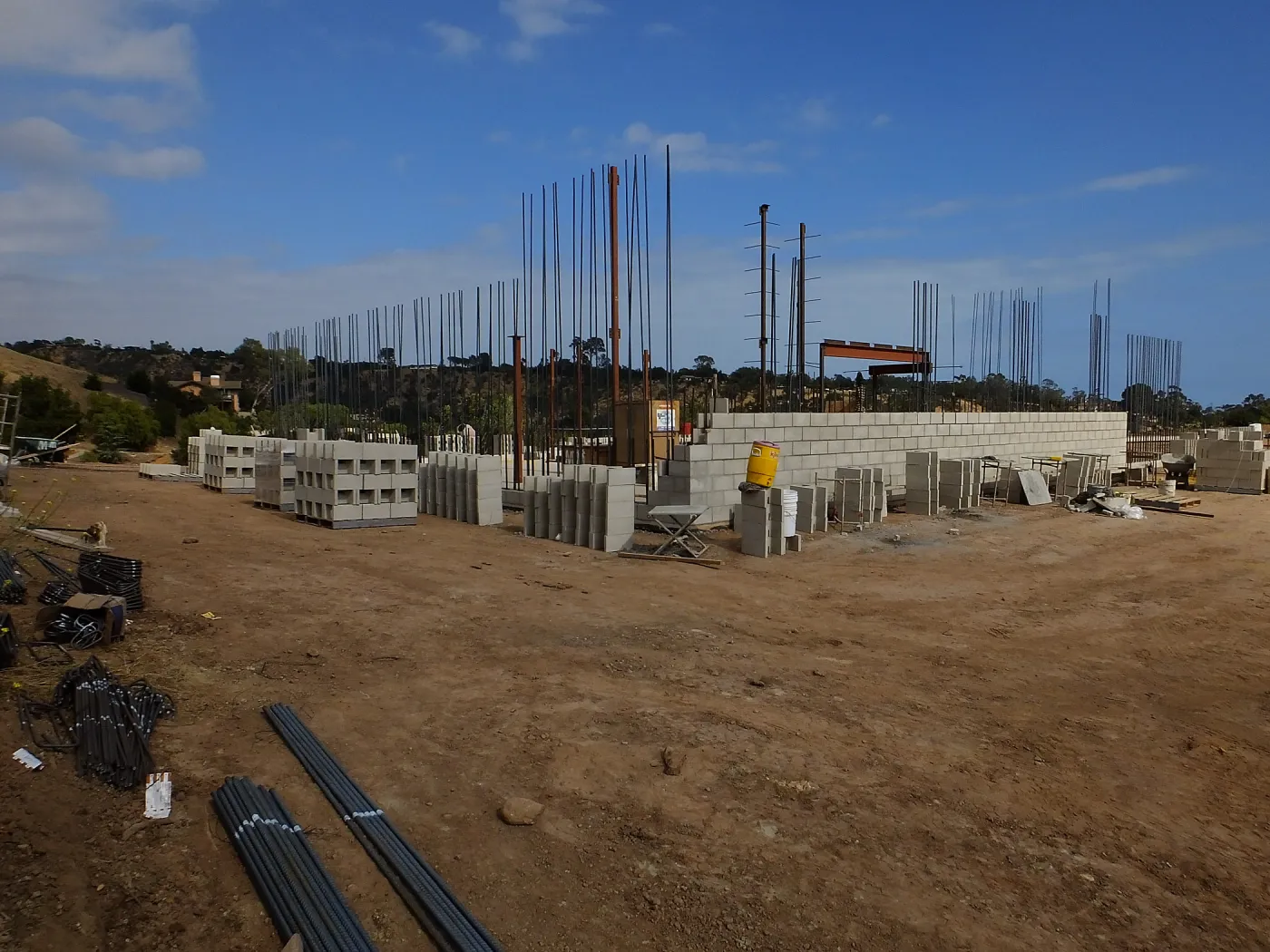 Pritzlaff Conservation Center Construction, Exterior looking southeast
