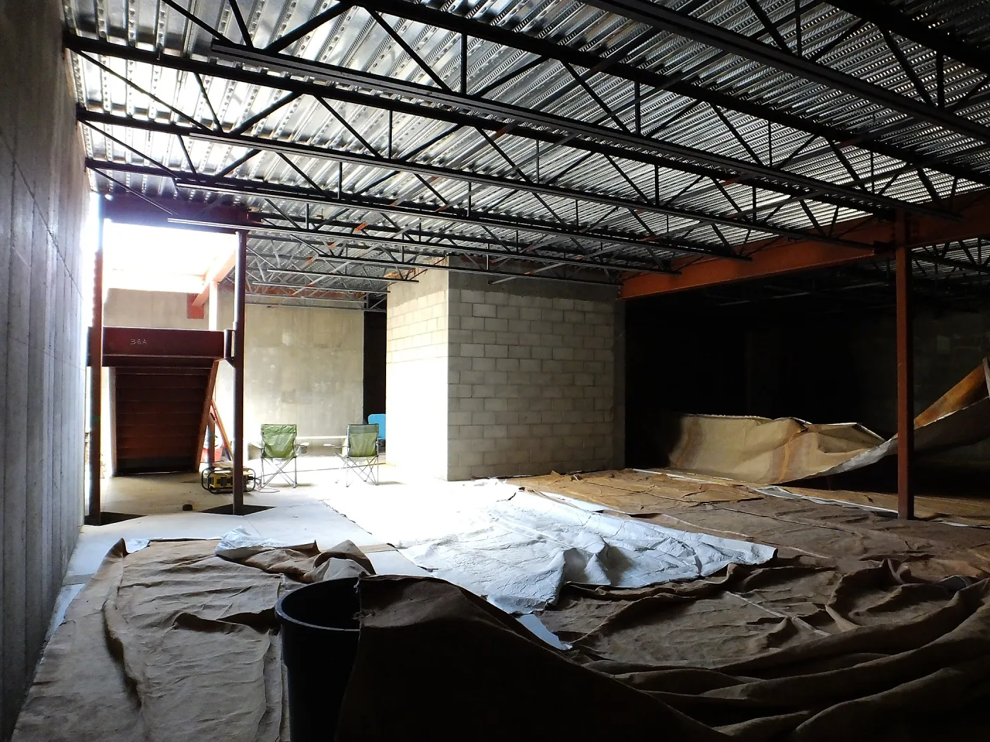 Pritzlaff Conservation Center Construction, looking southwest across Herbarium area