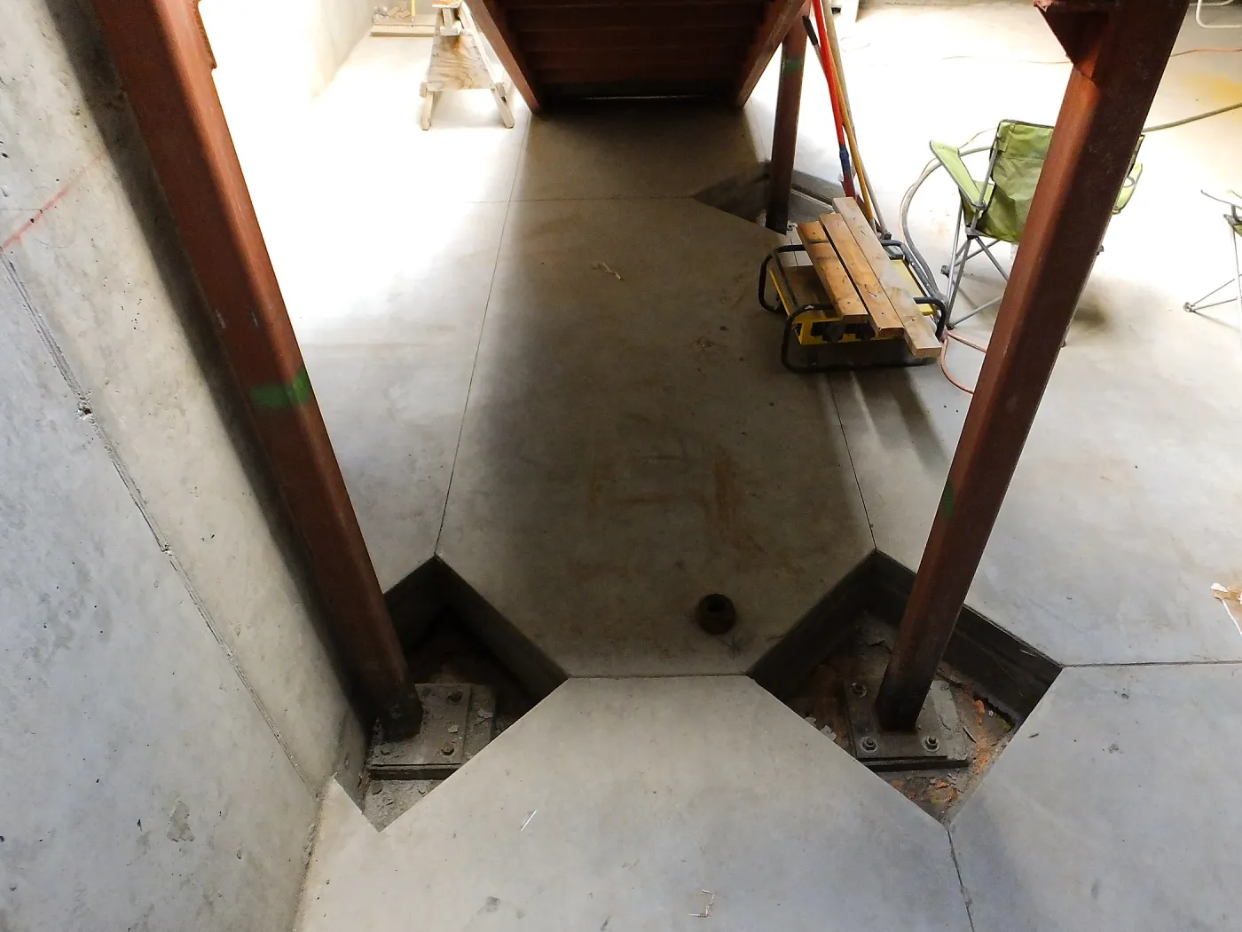 Pritzlaff Conservation Center construction-basement