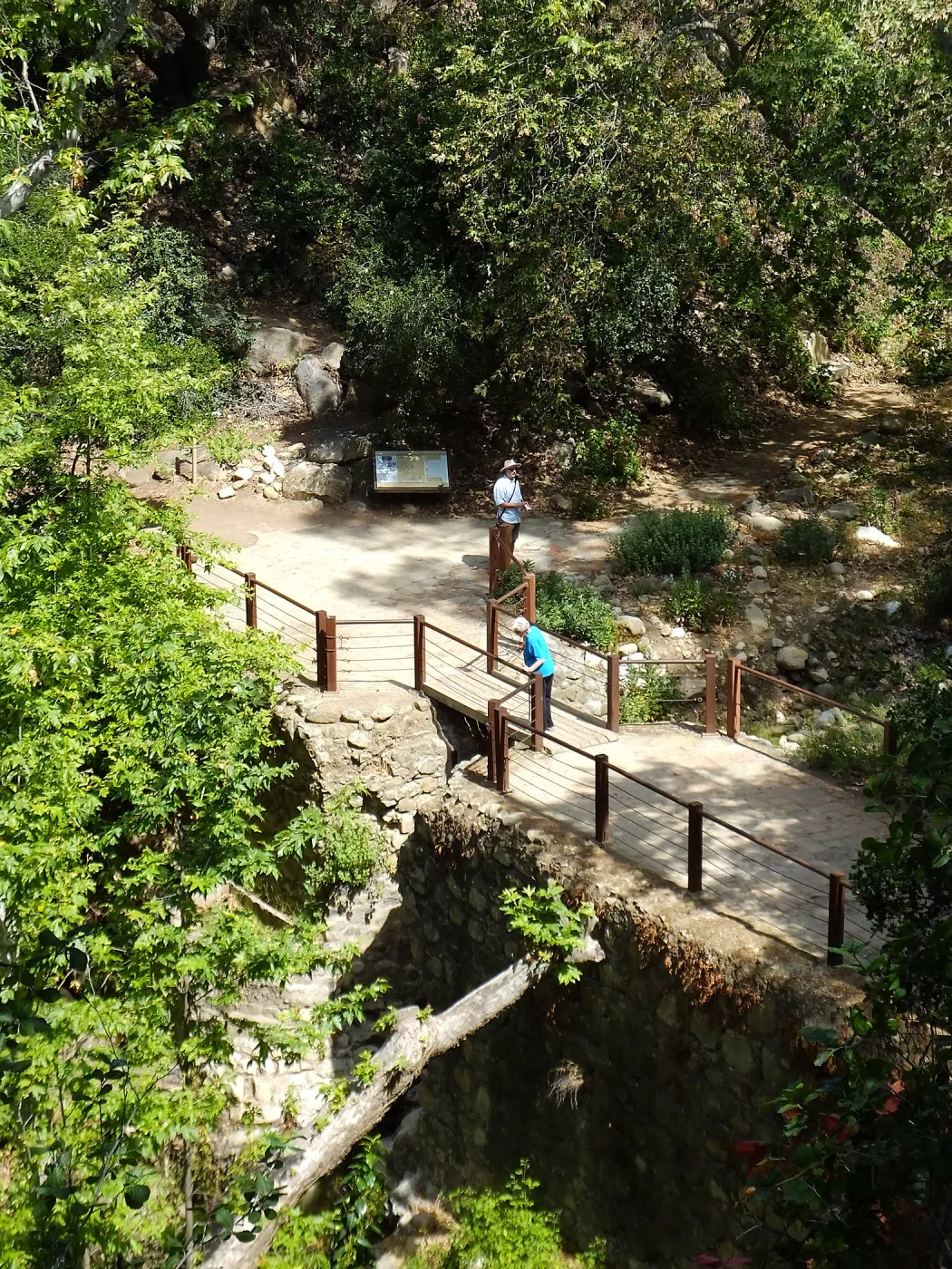 Seniors Free Day visitors at Mission Dam