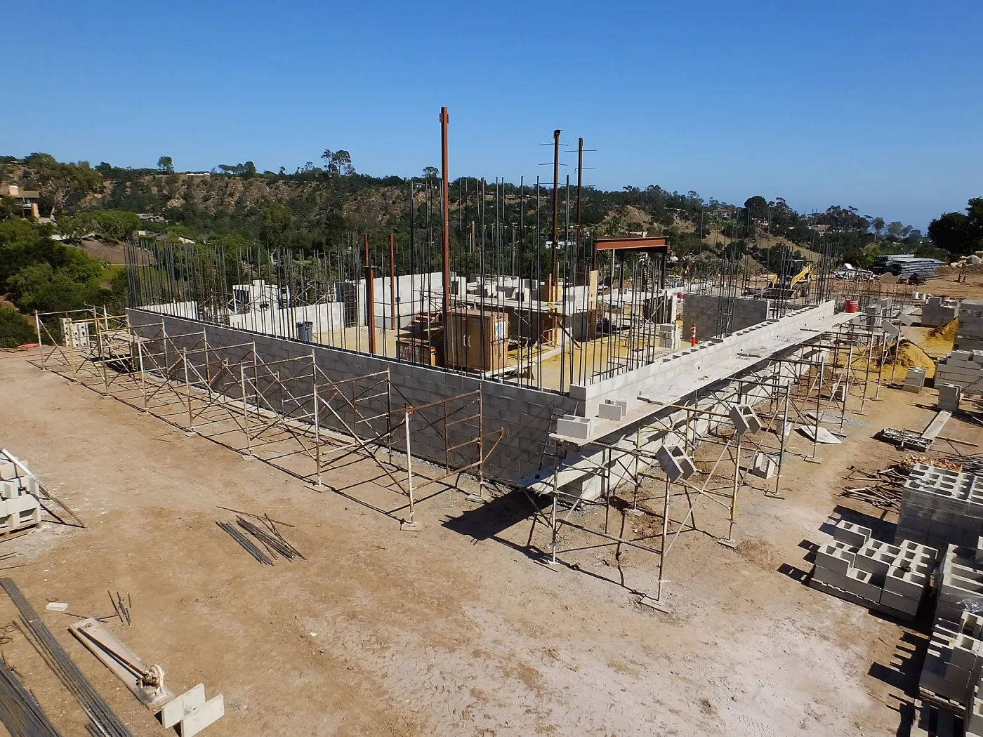 Pritzlaff Conservation Center Construction, Exterior looking southeast