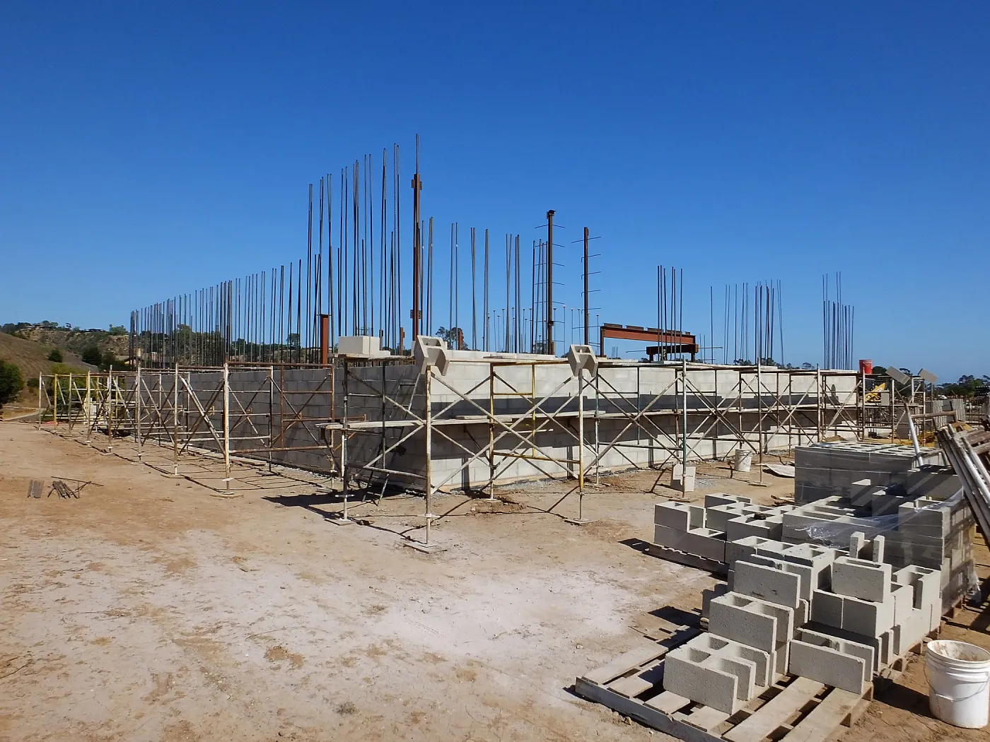 Pritzlaff Conservation Center Construction, Exterior looking southeast