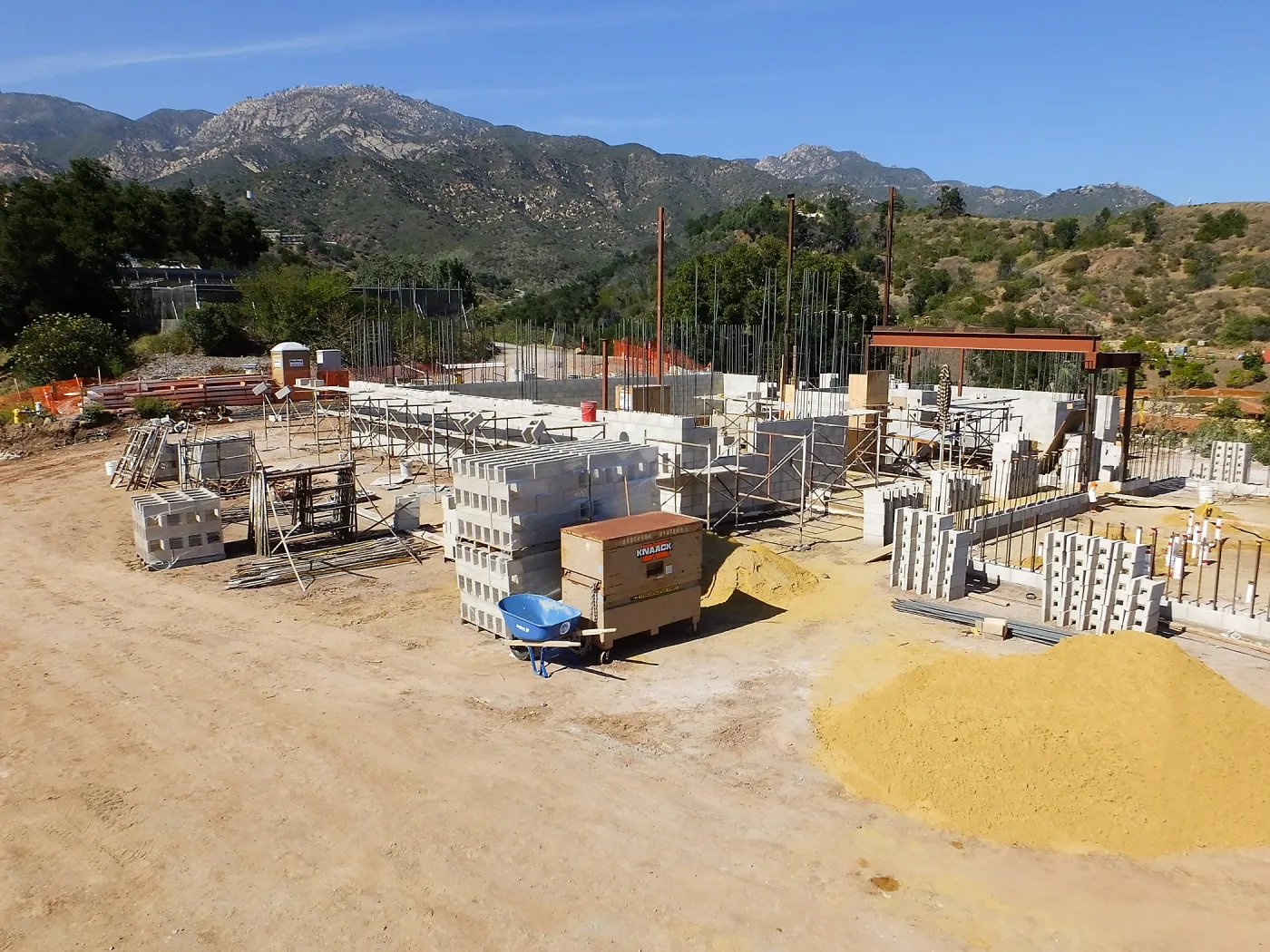 Pritzlaff Conservation Center Construction, Exterior looking northeast