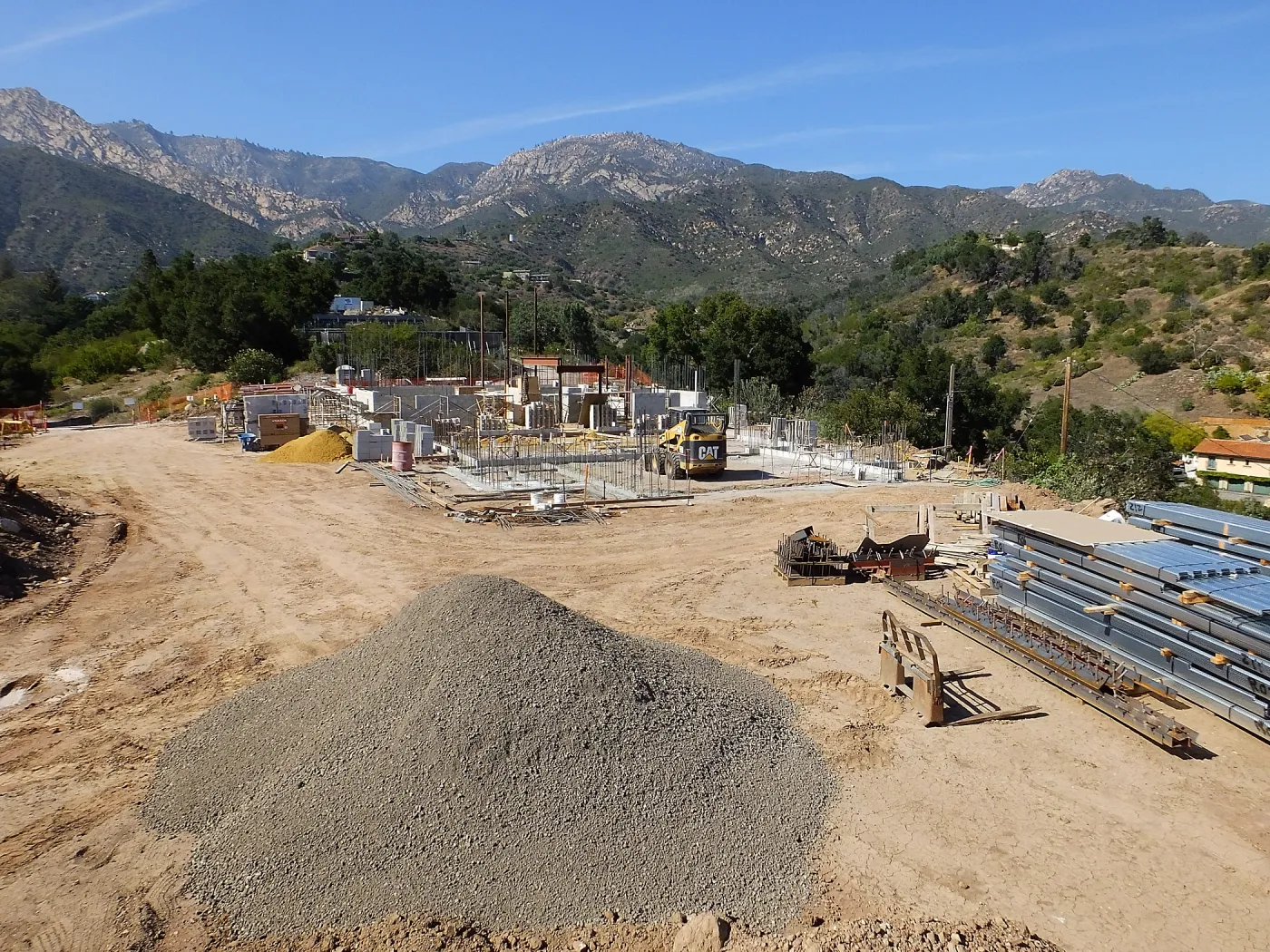 Pritzlaff Conservation Center Construction, Exterior looking northeast