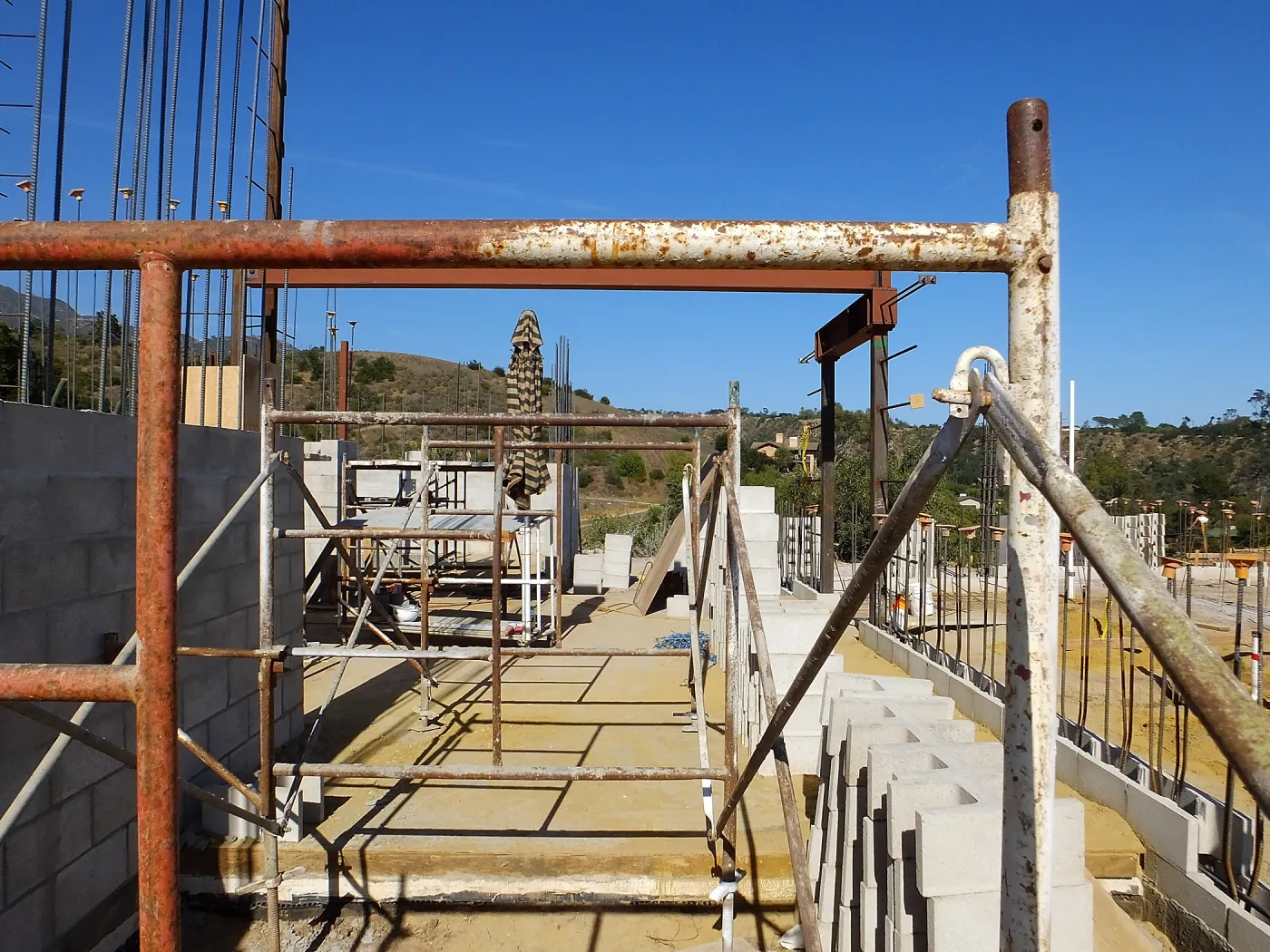 Pritzlaff Conservation Center Construction, main entrance looking east