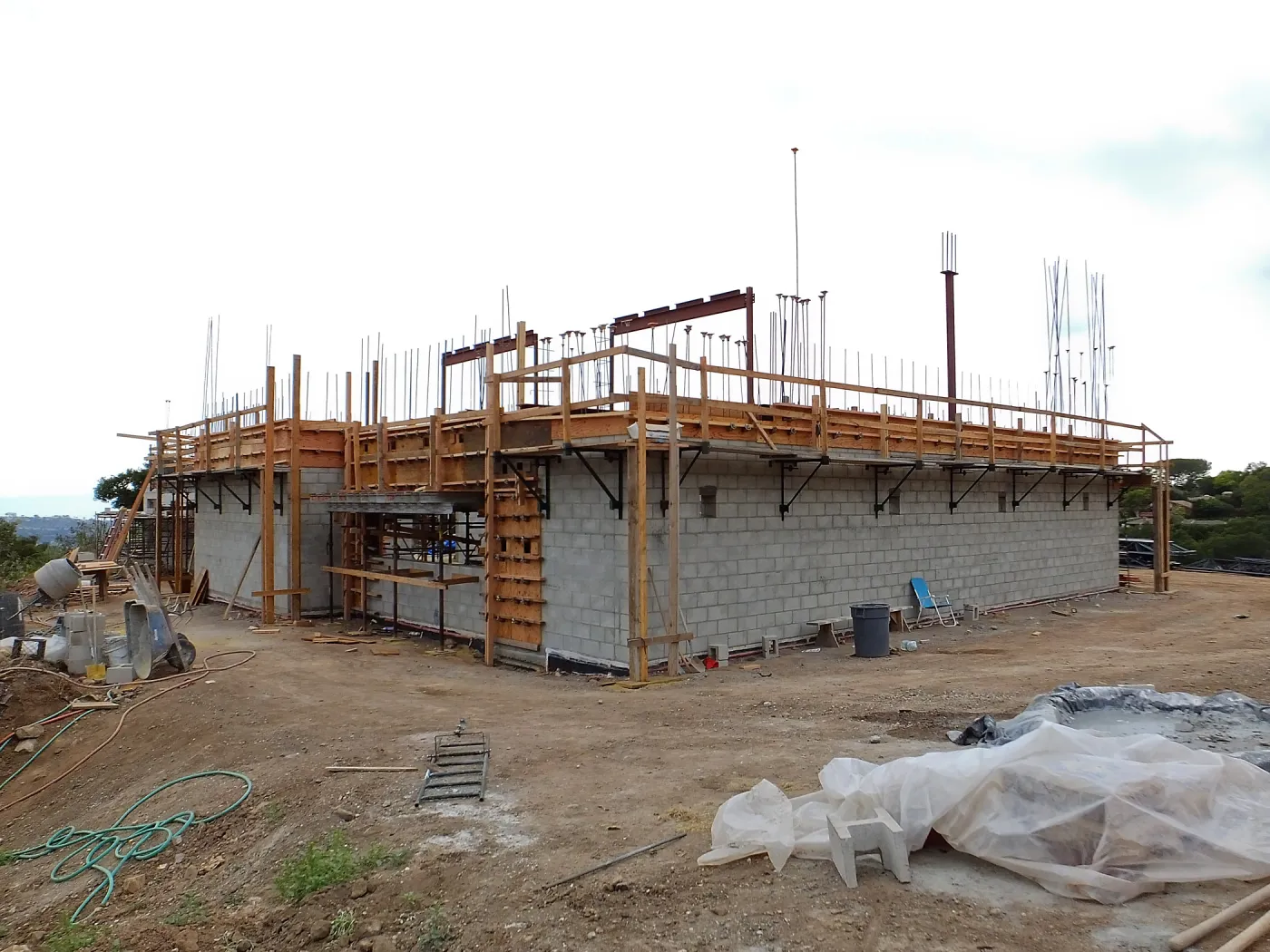 Pritzlaff Conservation Center Construction, exterior looking southwest