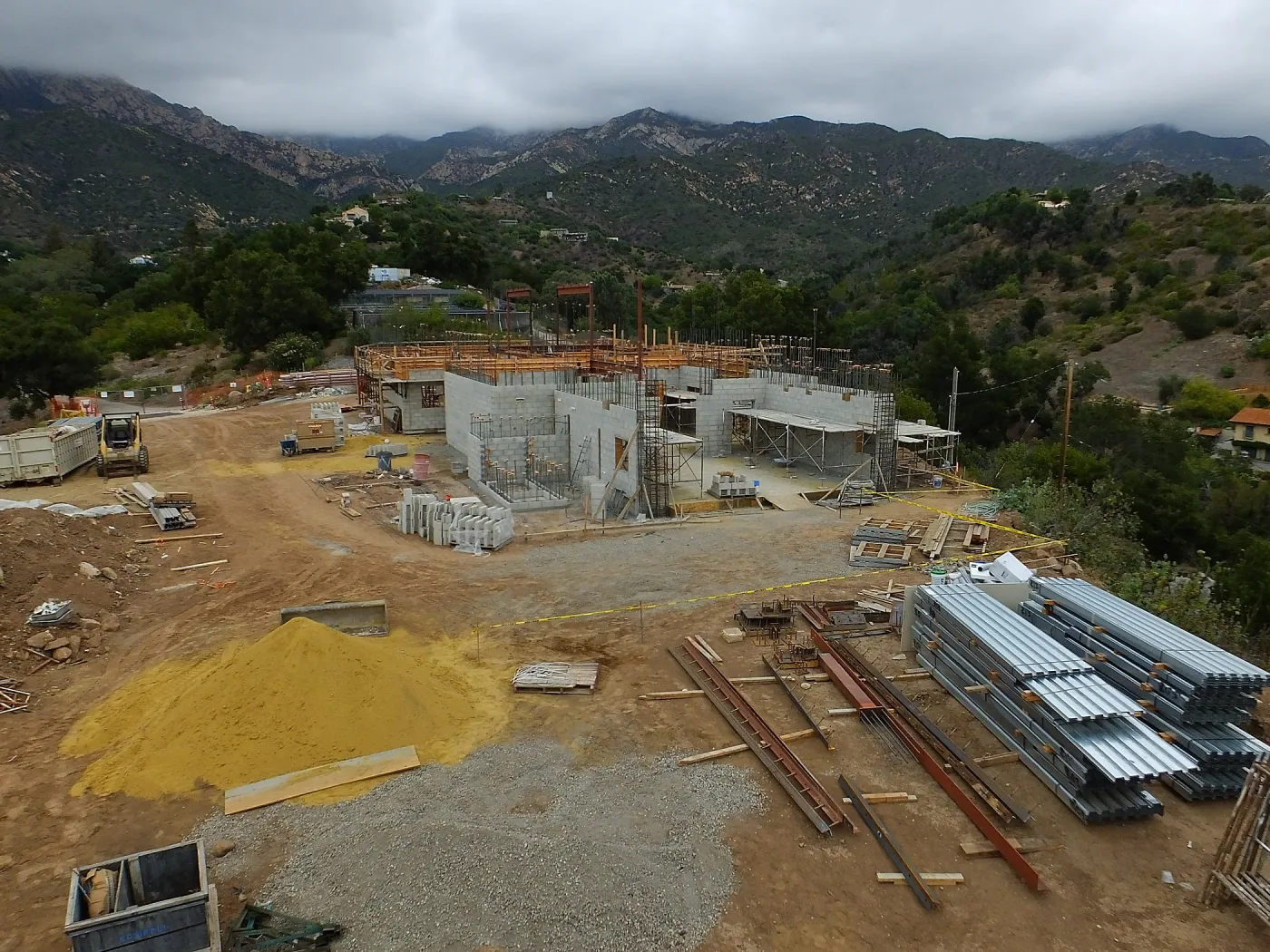 Pritzlaff Conservation Center Construction, Exterior looking northeast