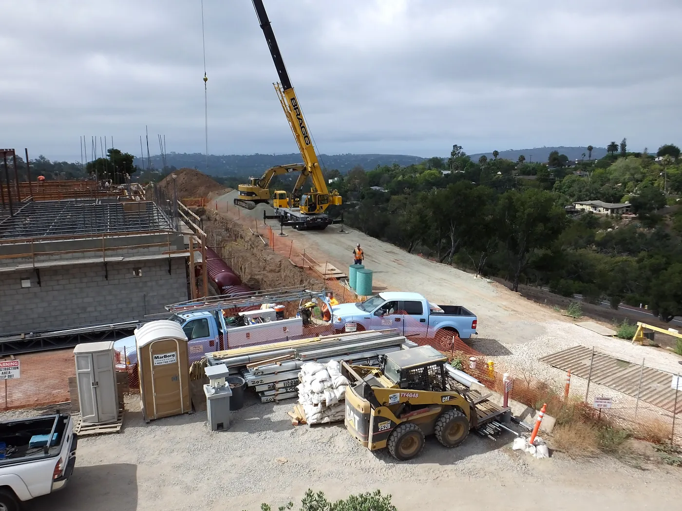 Pritzlaff Conservation Center Construction, Storm Water Detention Tank Installation
