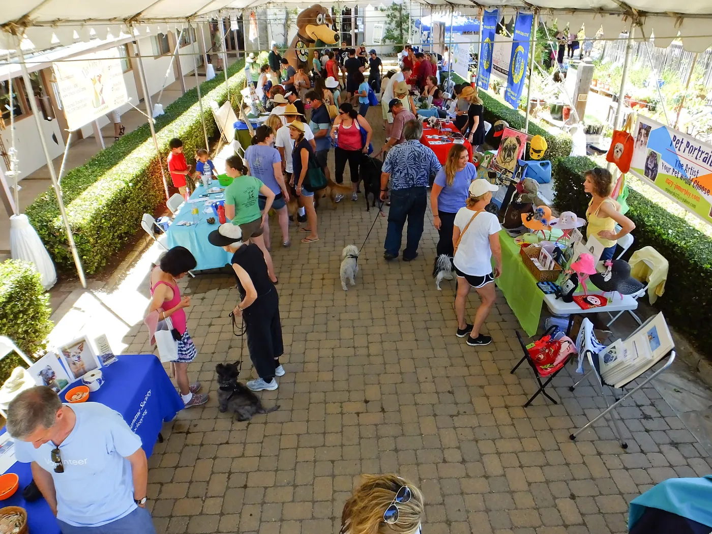 Trails n Tails 2015, vendor tables