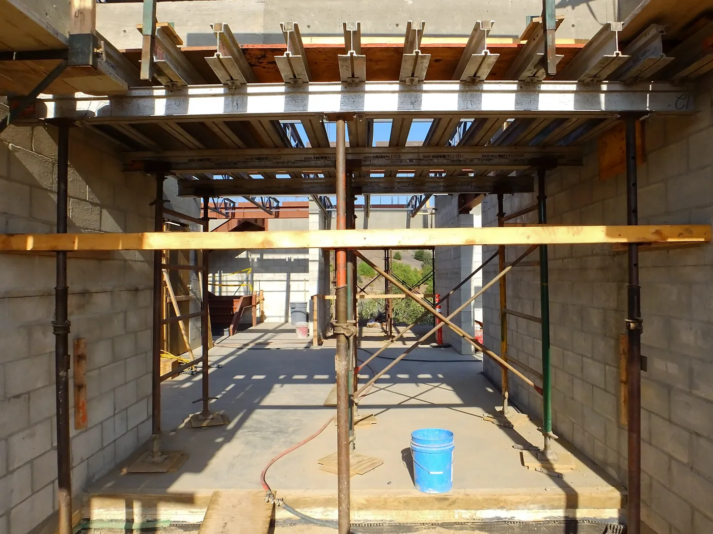 Pritzlaff Conservation Center Construction, main entrance looking east