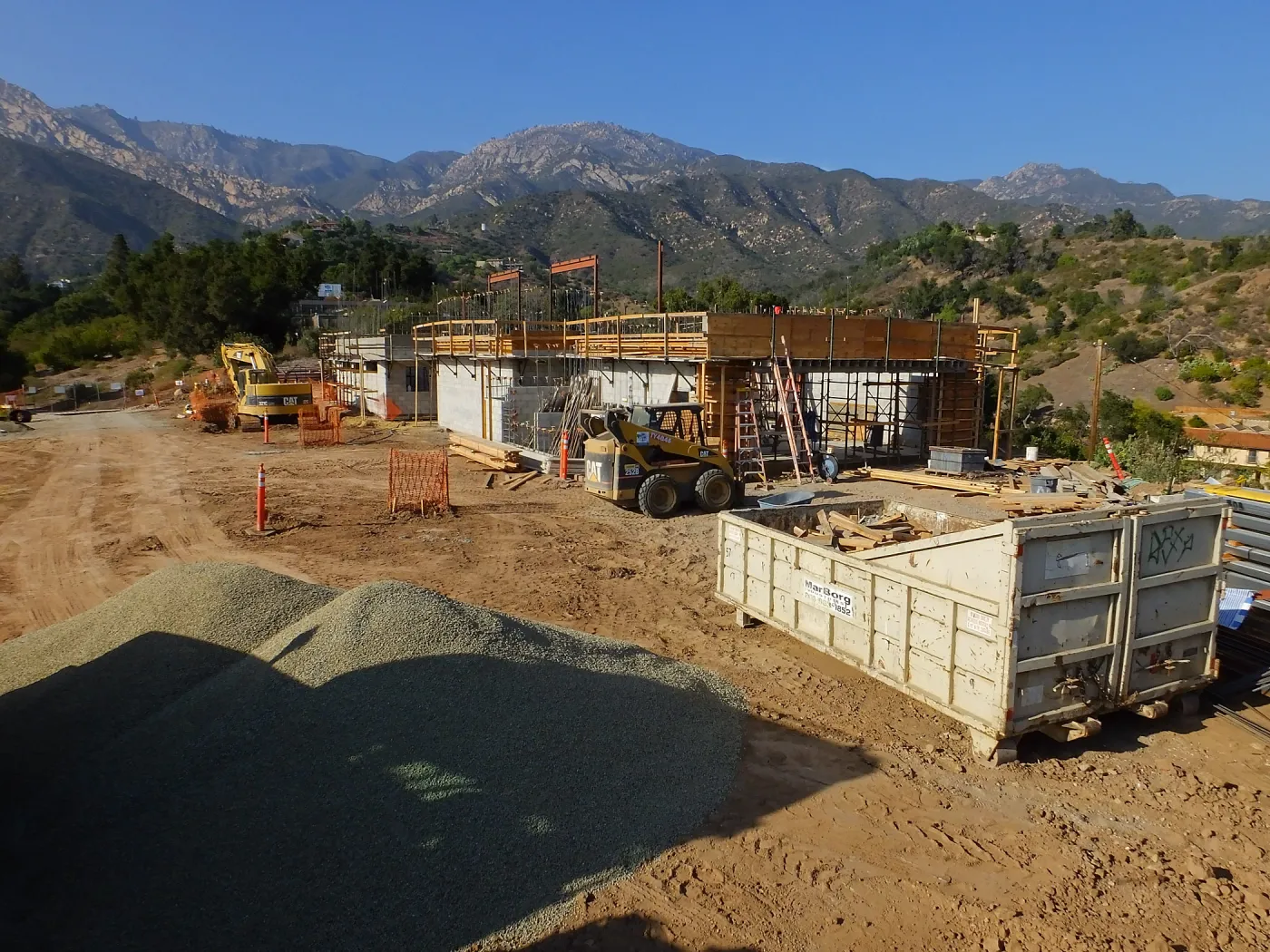 Pritzlaff Conservation Center Construction, Exterior looking northeast