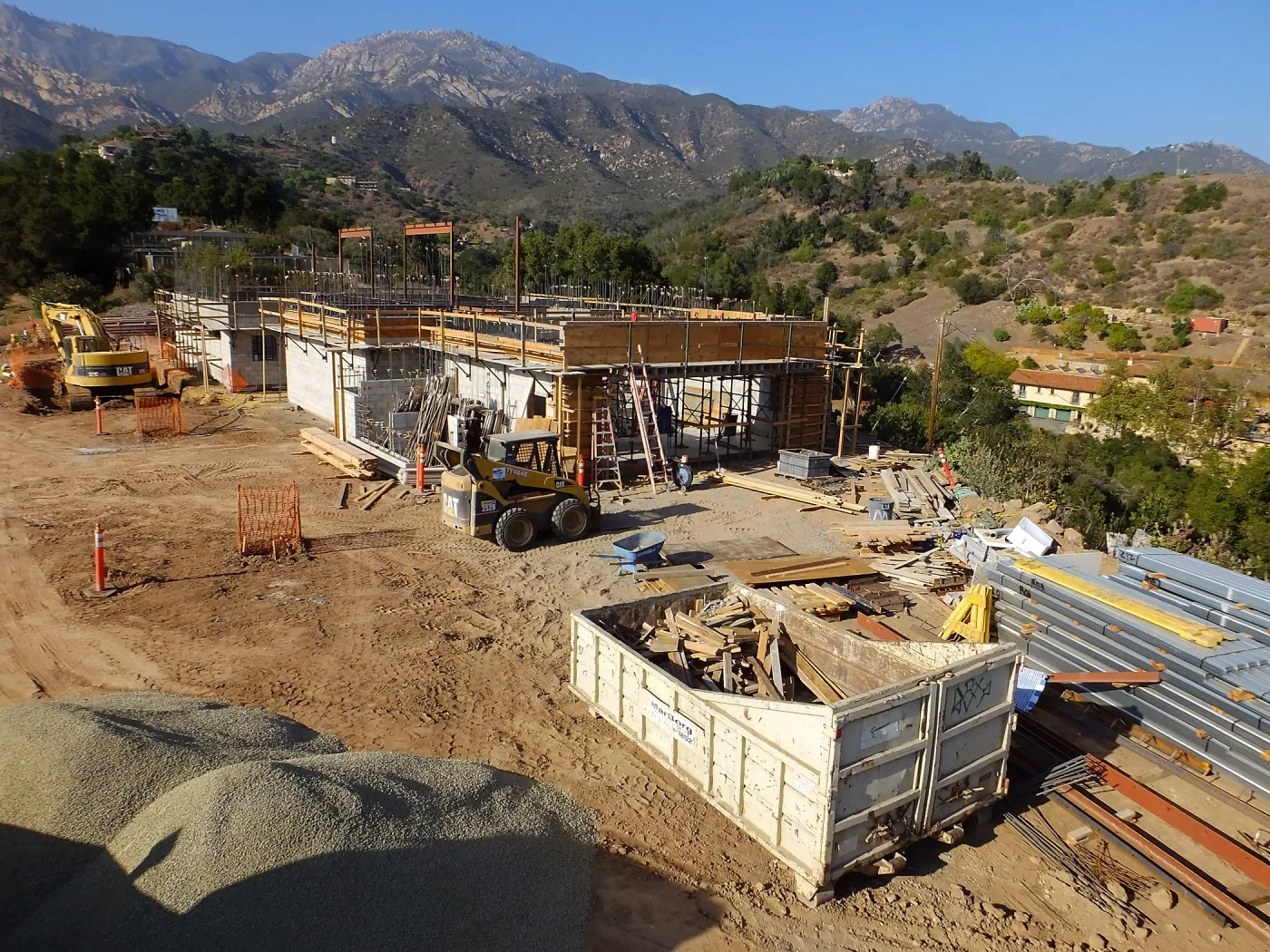 Pritzlaff Conservation Center Construction, Exterior looking northeast