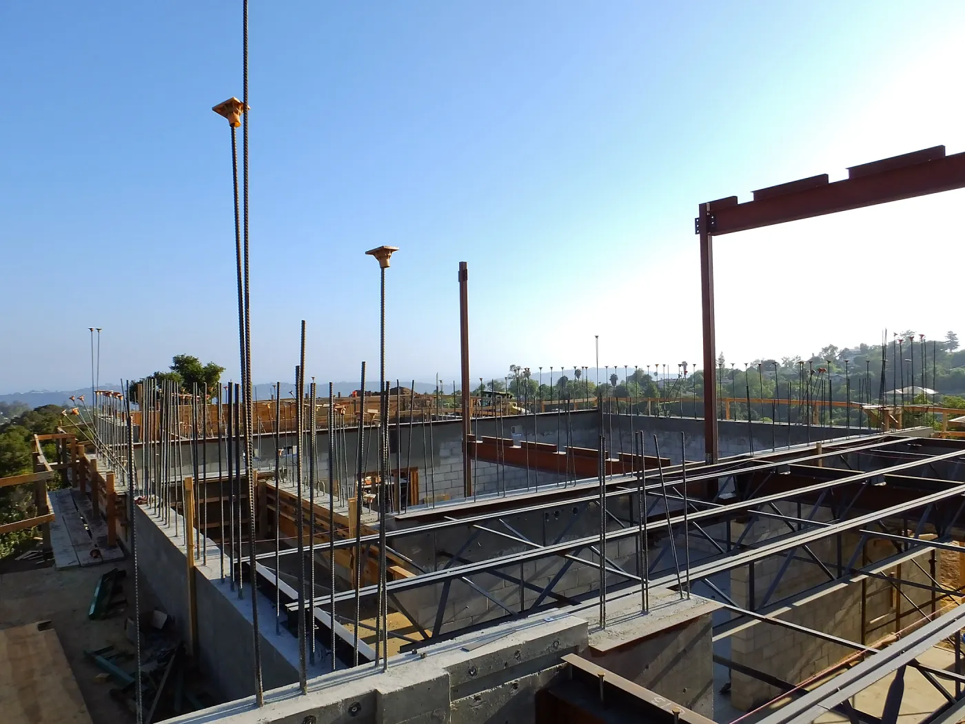 Pritzlaff Conservation Center Construction, looking southwest across Conference/Training area