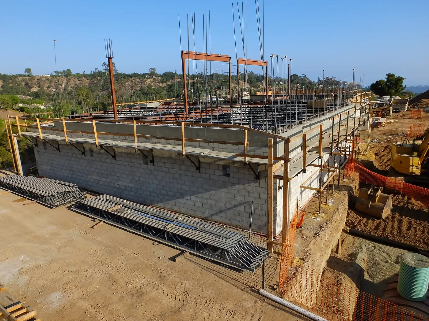 Pritzlaff Conservation Center Construction, Exterior looking southeast