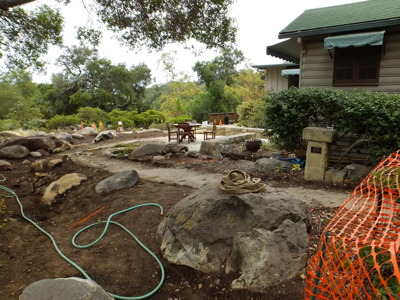 Home Demonstration Garden Renovation, view 11, east of Cottage looking southwest
