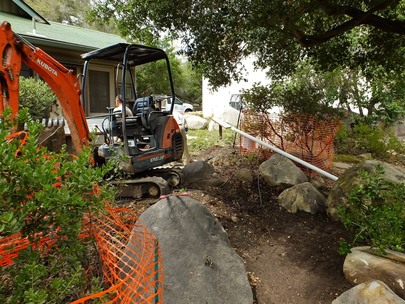 Home Demonstration Garden Renovation, view 10, east of Cottage looking northwest
