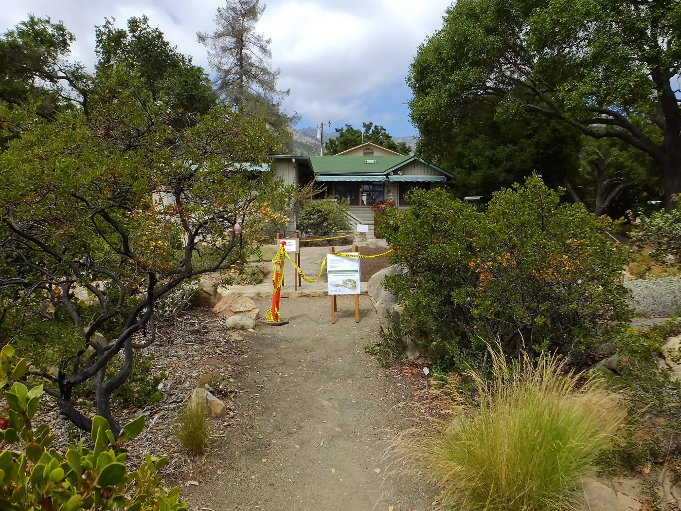 Home Demonstration Garden Renovation, view 24, south side of Cottage