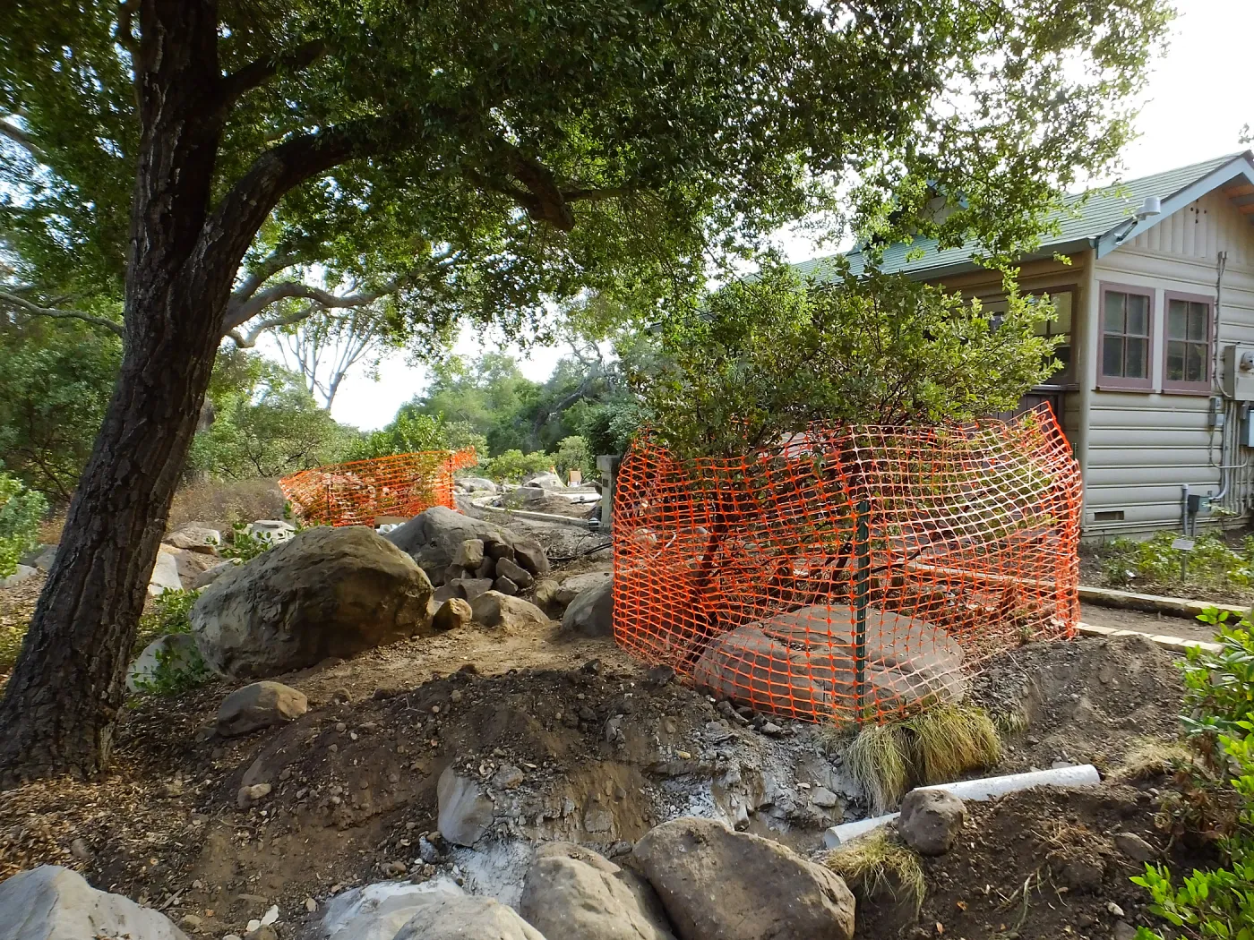 Home Demonstration Garden Renovation, view 7, east of Cottage