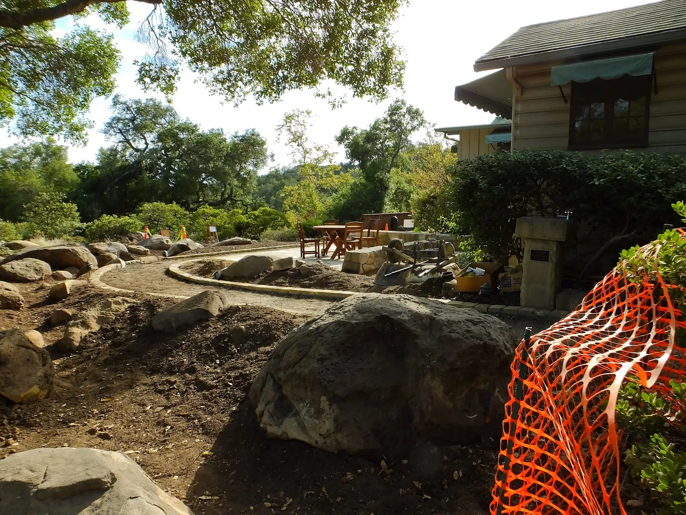Home Demonstration Garden Renovation, view 11, east of Cottage looking southwest