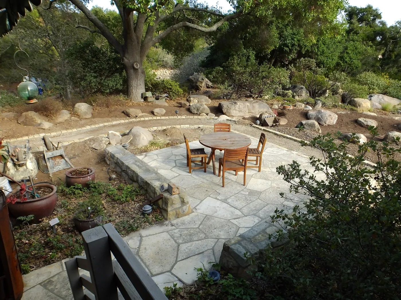 Home Demonstration Garden Renovation, view 19, looking southeast from south entrance of Cottage