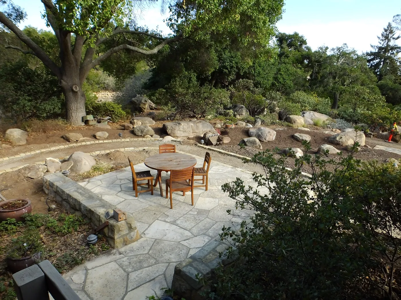 Home Demonstration Garden Renovation, view 20, looking southeast from south entrance of Cottage