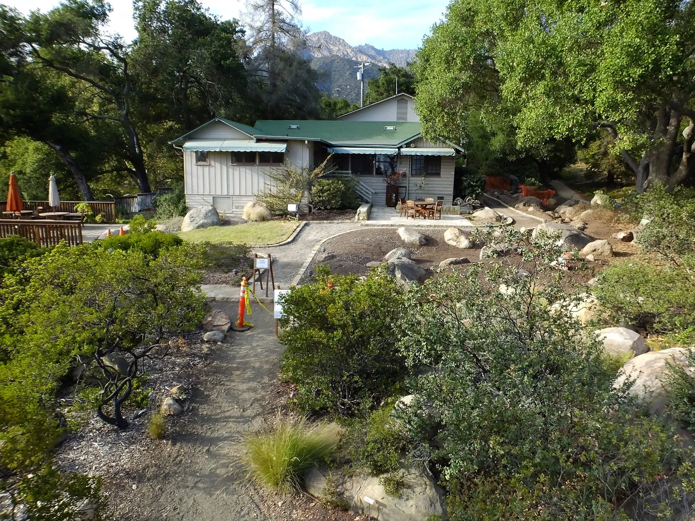 Home Demonstration Garden Renovation, view 25, south side of Cottage