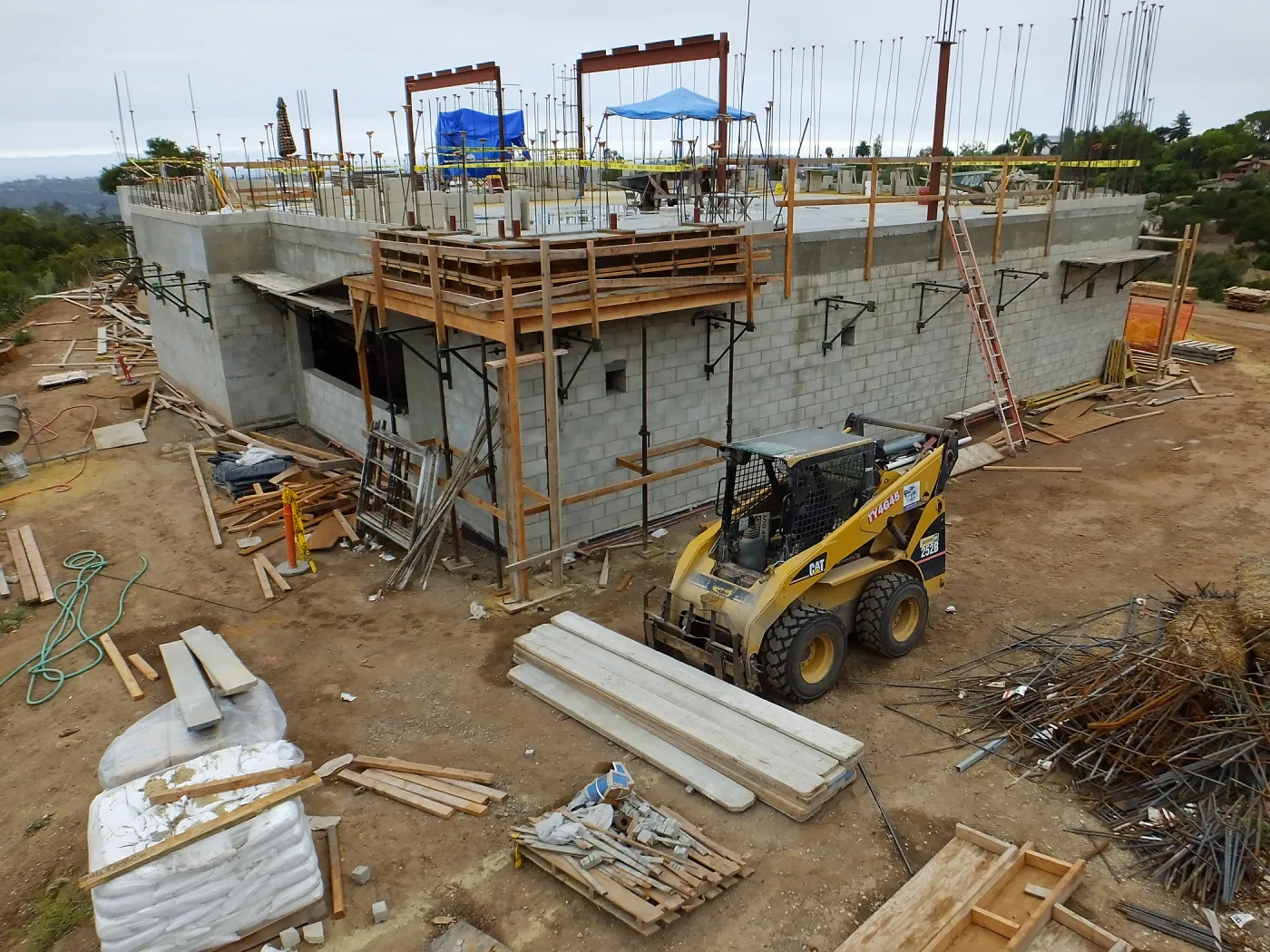Pritzlaff Conservation Center Construction, exterior looking southwest