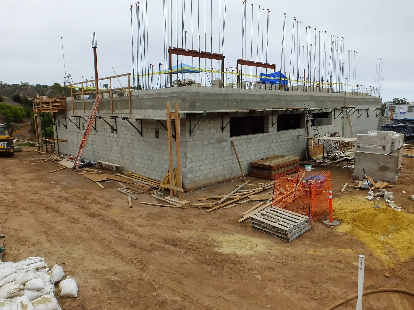 Pritzlaff Conservation Center Construction, Exterior looking southeast