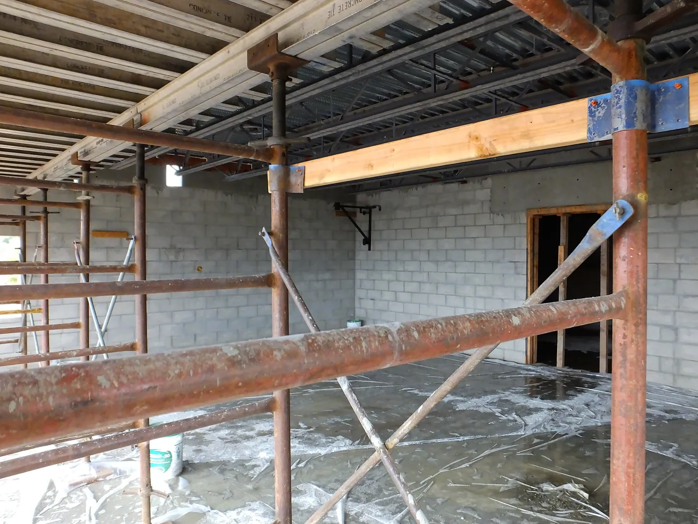 Pritzlaff Conservation Center Construction, Exhibit Room, looking northwest