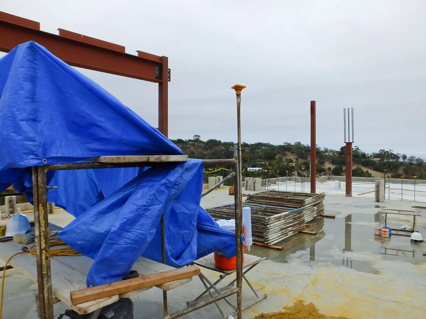 Pritzlaff Conservation Center Construction, looking southeast across Conference/Training area