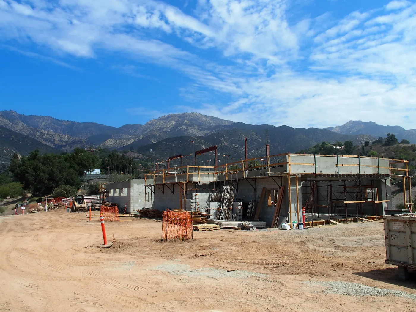 Pritzlaff Conservation Center Construction, Exterior looking northeast