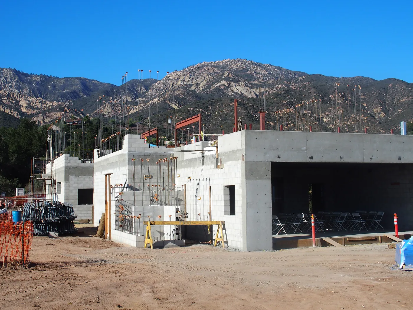 Pritzlaff Conservation Center Construction, Exterior looking northeast
