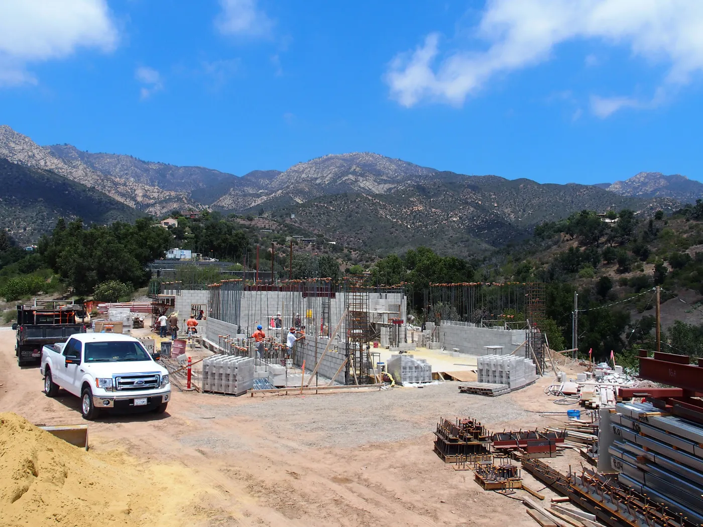 Pritzlaff Conservation Center Construction, Exterior looking northeast